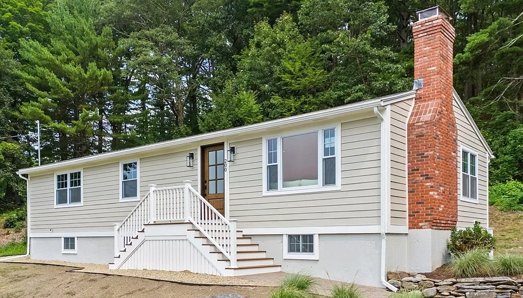Exterior, new siding and deck