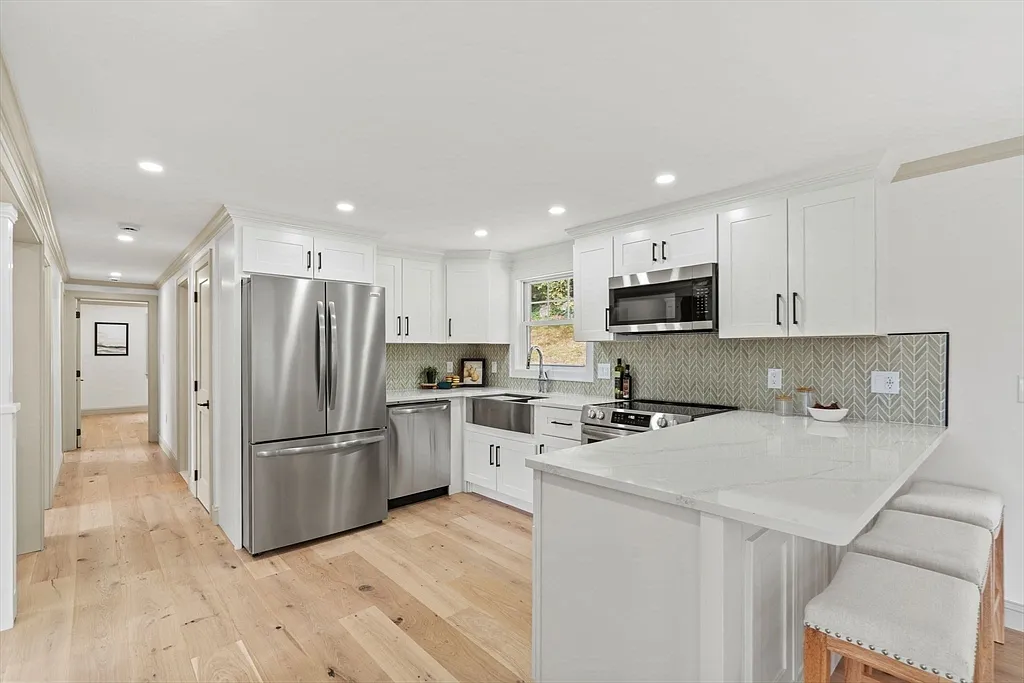 Kitchen remodel, white shaker cabinets